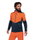 Schöffel Fleece Jacket Hydalen with Hood (breathable, quick-drying, 2-way stretch) dark blue/orange Men